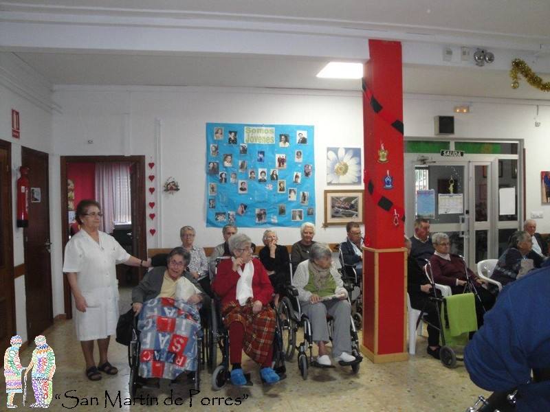 Una de las actividades de los mayores. 