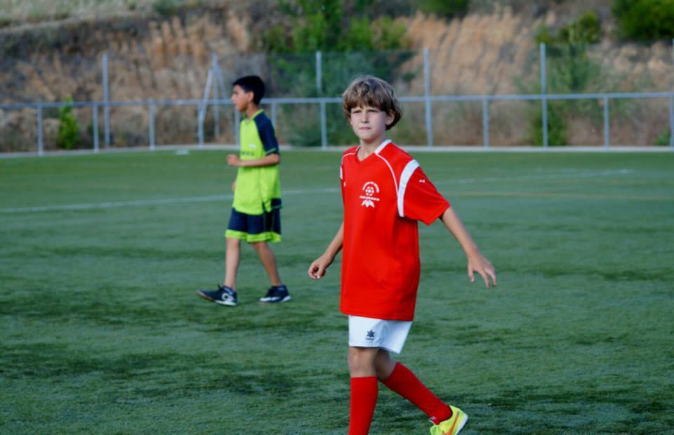Imagen de archivo de un futbolista de la EF Miajadas. 