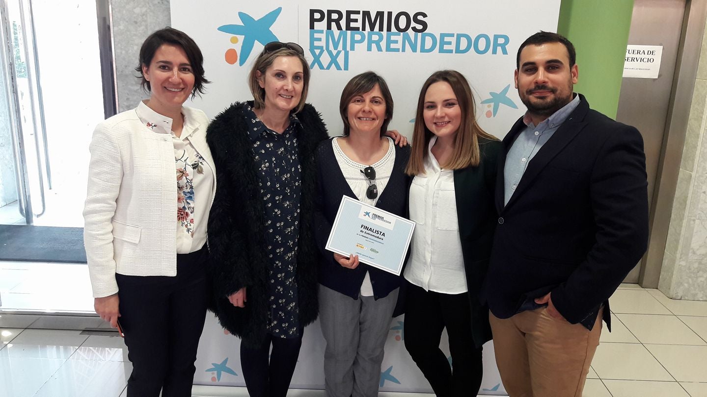 Abona Global en la entrega de premios. 