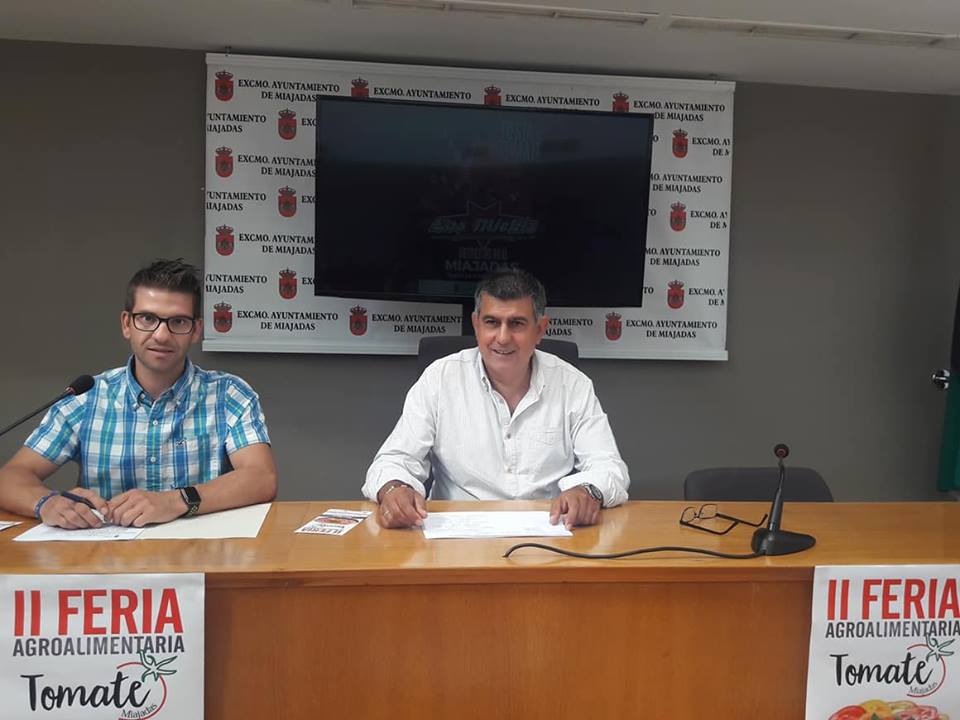 Rueda de prensa de la feria ayer por la mañana. 