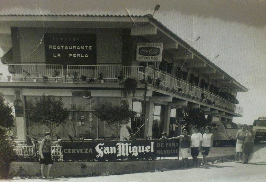 Restaurante 'La Perla' en su época de máximo esplendor. 