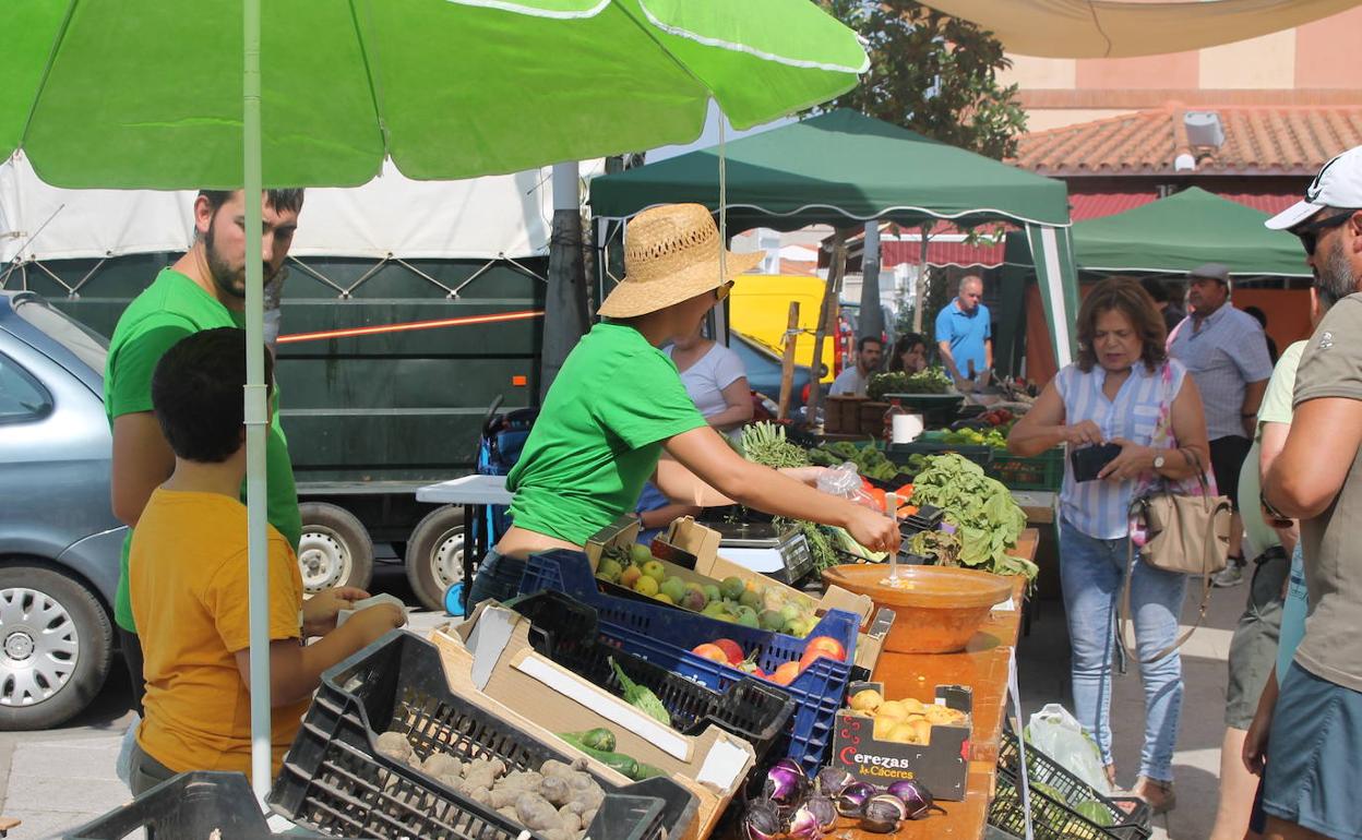 El año pasado en el Mercado Campesino 