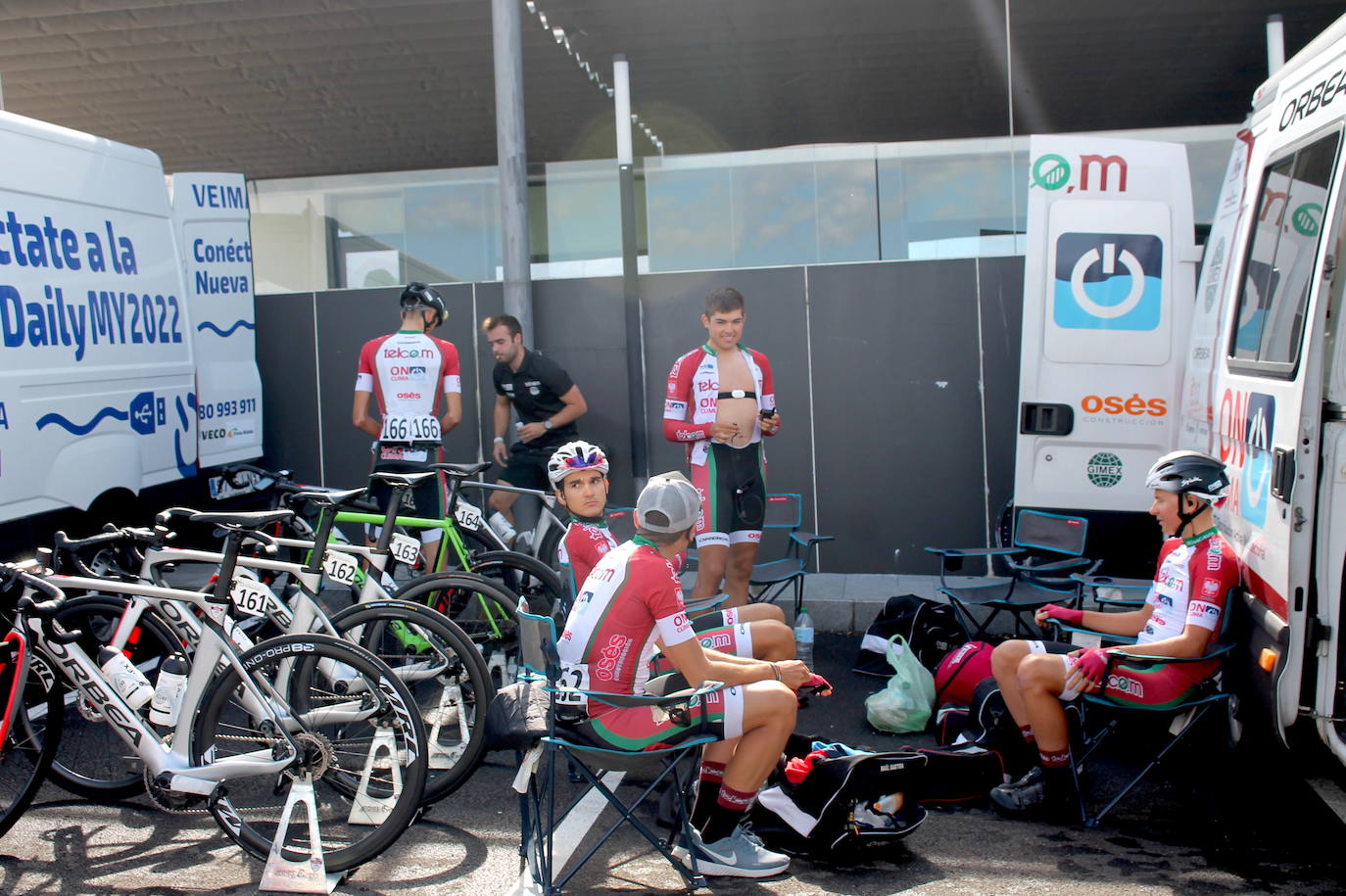 Un poco de relax antes de la carrera