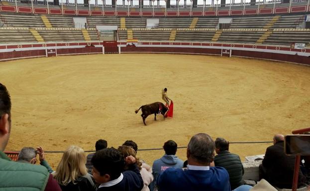 Antonio Monesterio durante su faena del domingo en Lucena 