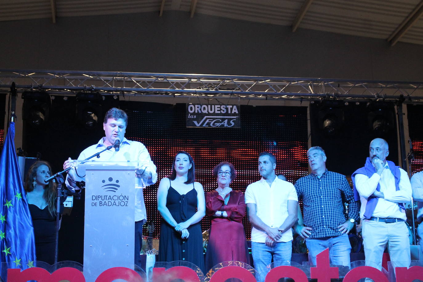 La Agrupación de Bomberos Voluntarios de Monesterio dio este año el pregón inicial de las Ferias y Fiestas 