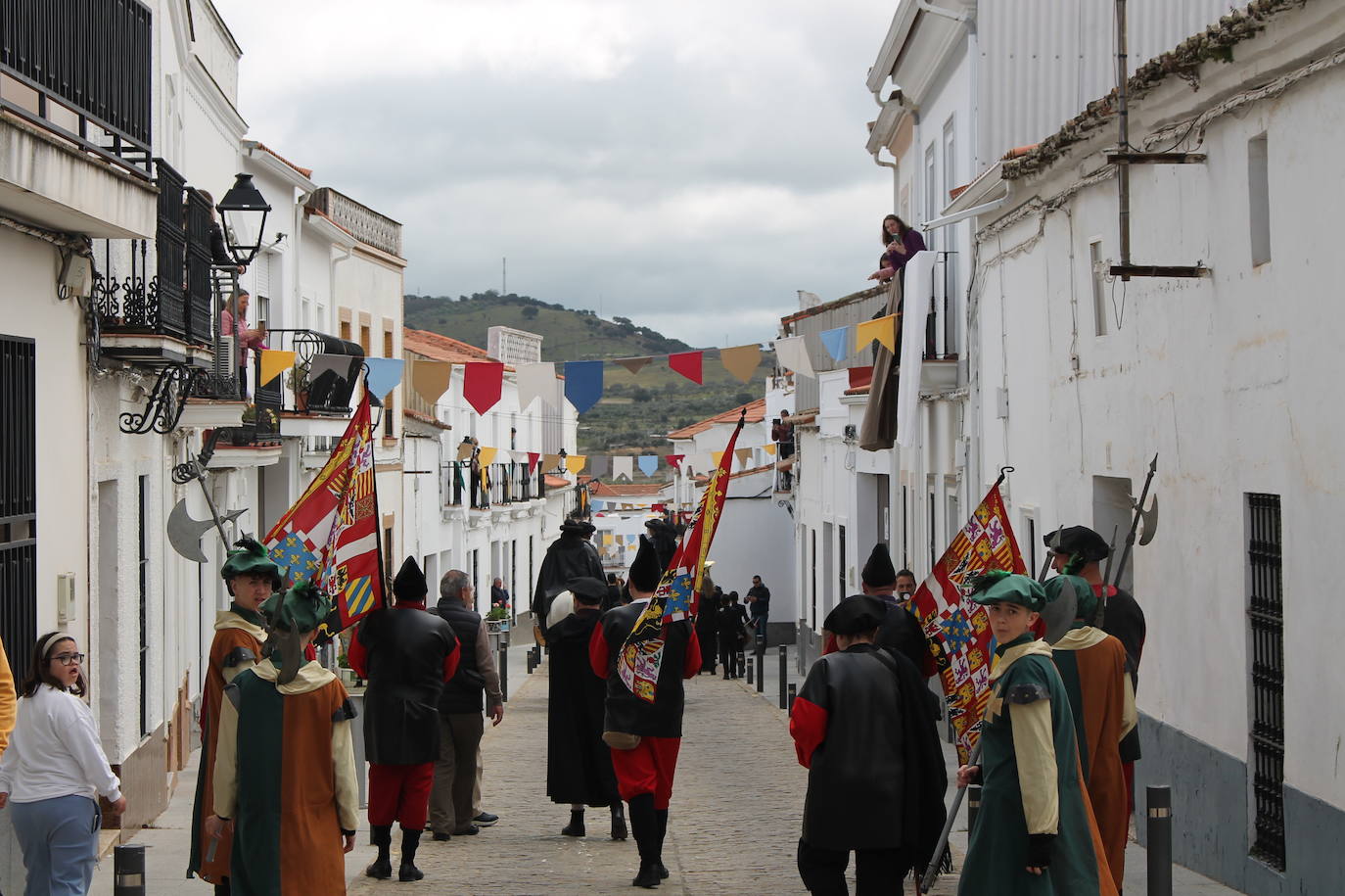 En imágenes, el II recibimiento de Carlos V en Monesterio