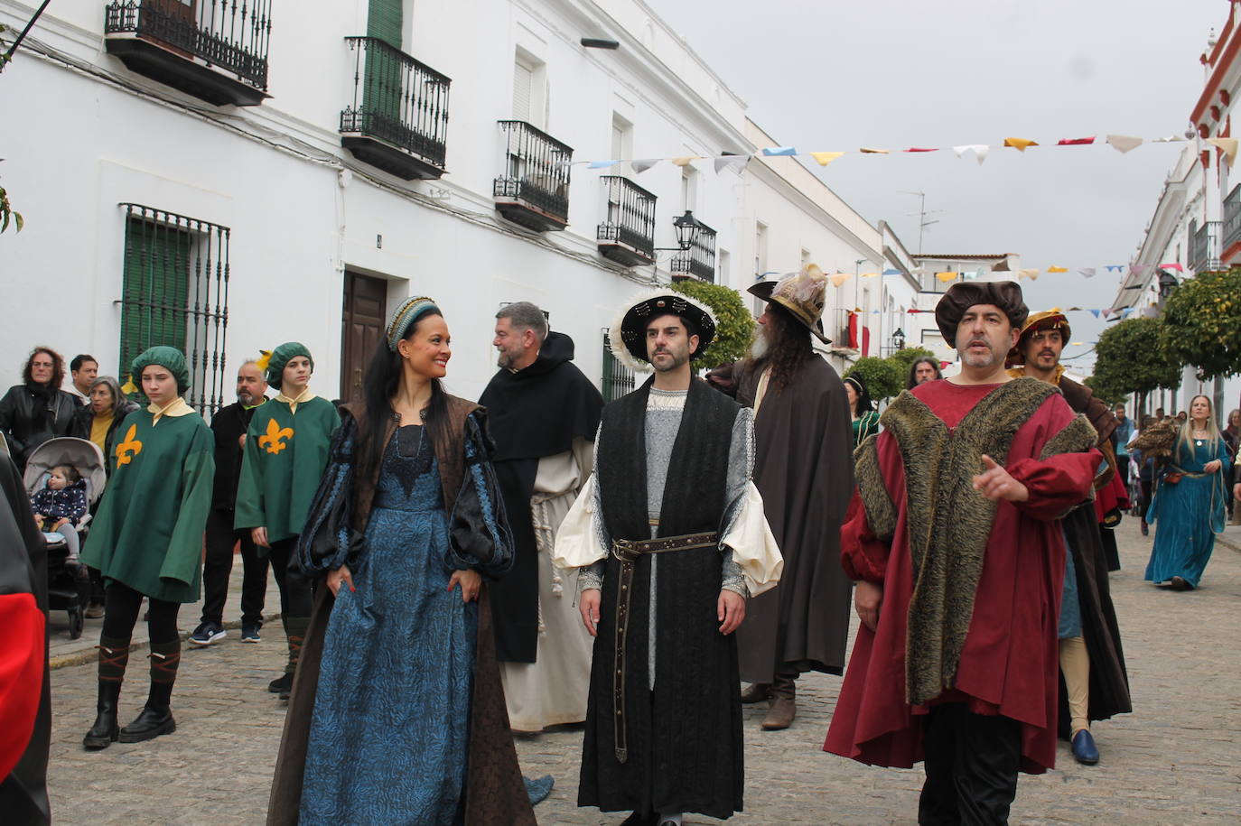 En imágenes, el II recibimiento de Carlos V en Monesterio