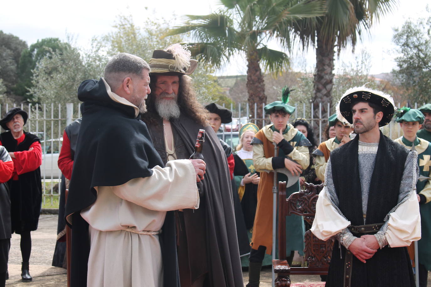 En imágenes, el II recibimiento de Carlos V en Monesterio