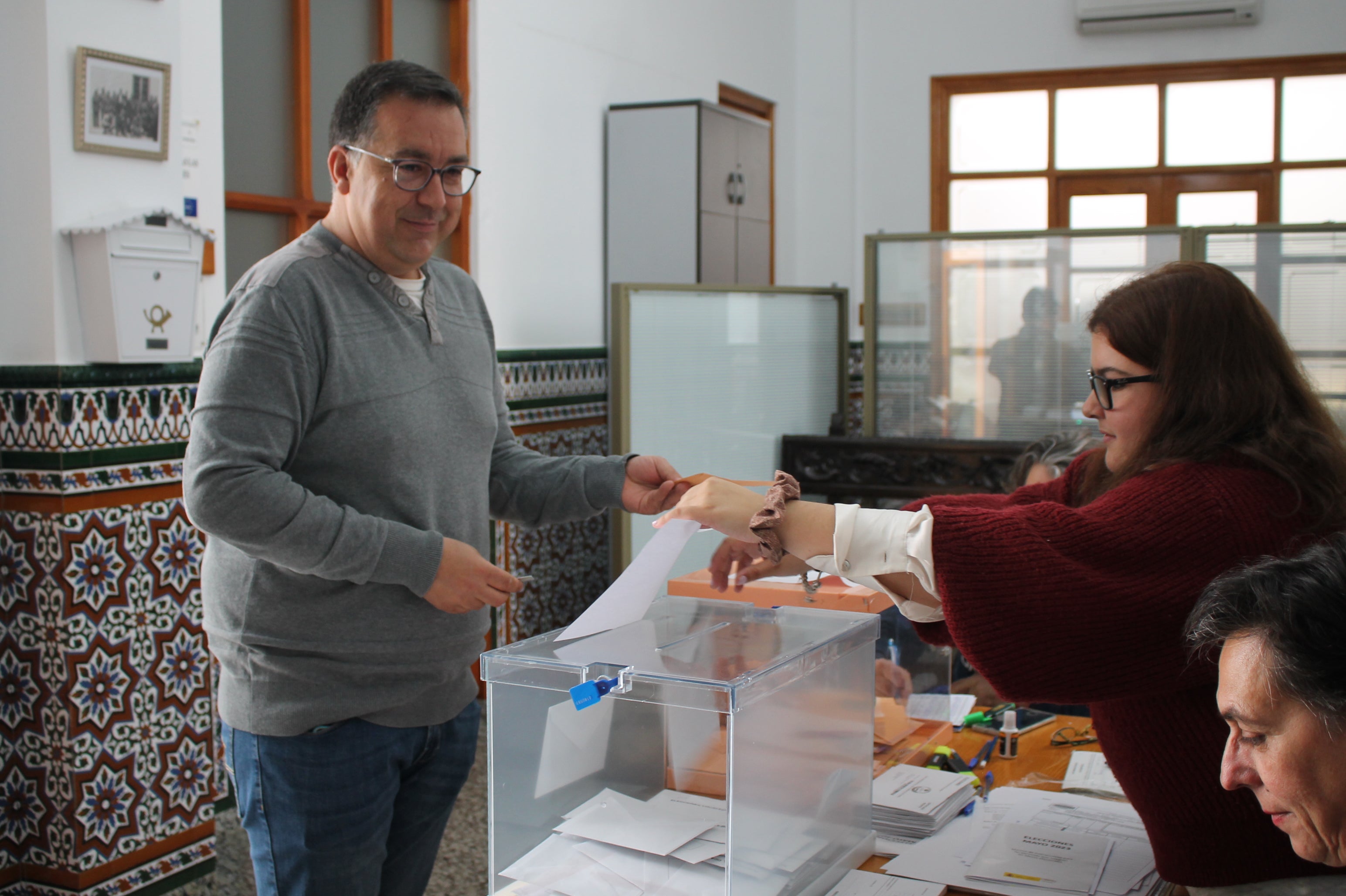 Jornada electoral en Monesterio