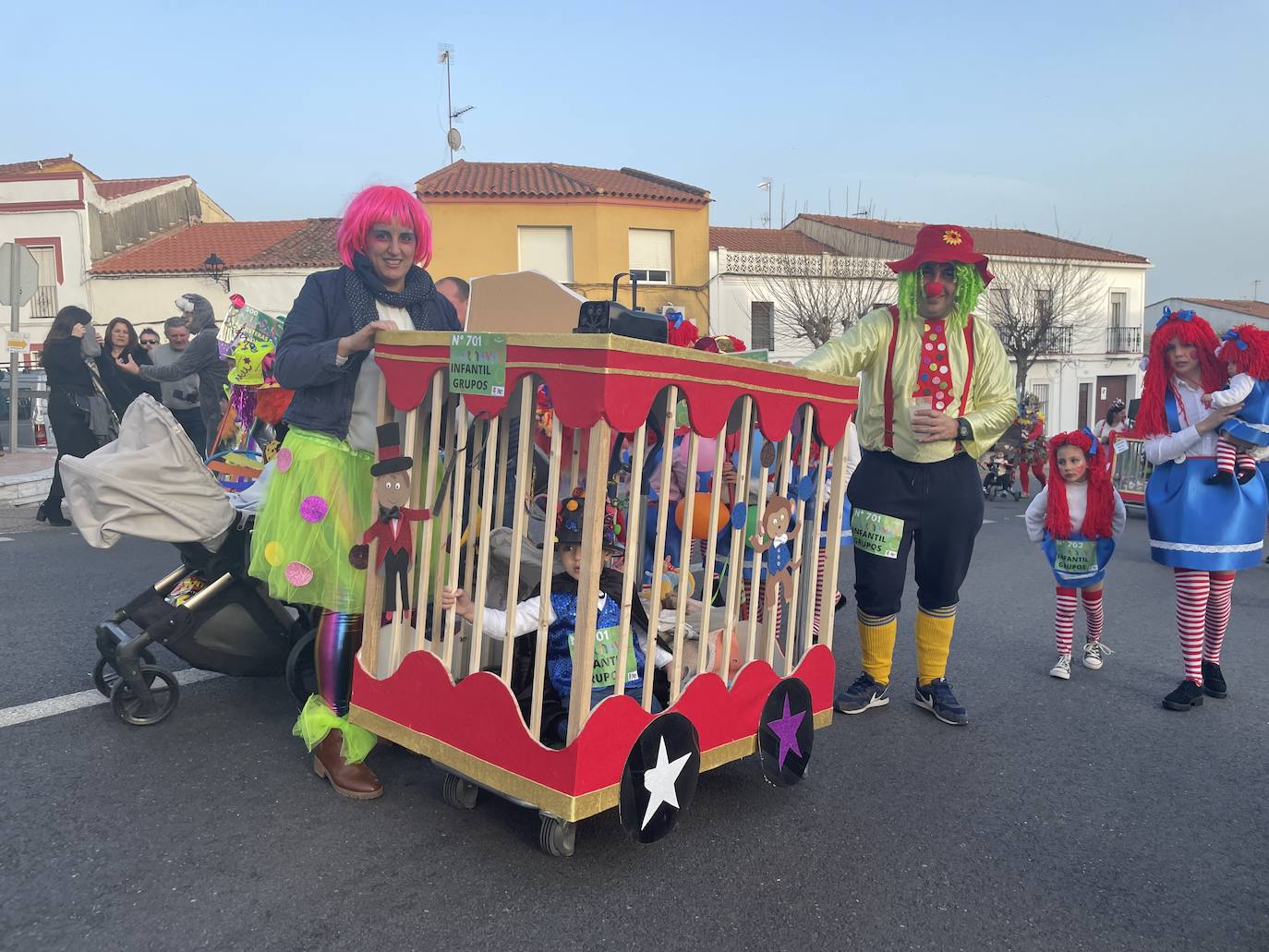 Desfile de Carnaval 2023 por las calles de Monesterio