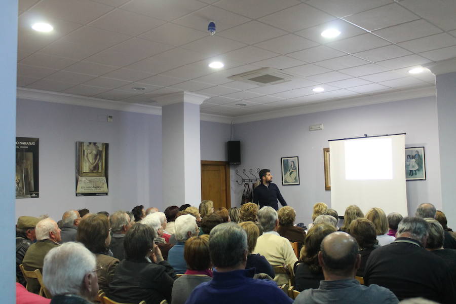 Durante la charla 