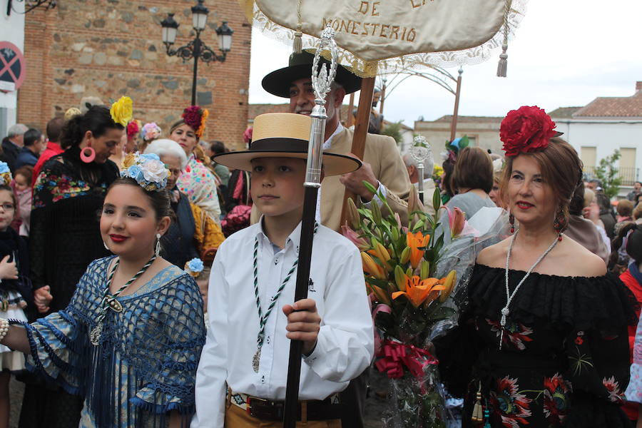 Romeros de este año durante la Procesión de ayer 