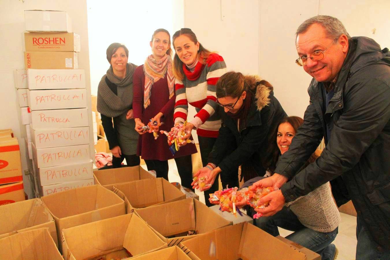 Preparando los caramelos 