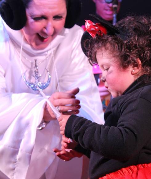 Durante la entrega de premios de la categoría infantil el pasado año 