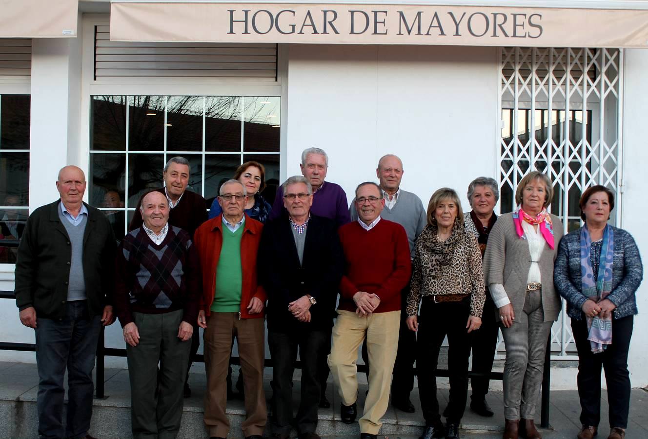 Miembros de la Junta Directiva de la Asociación de Pensionistas local 