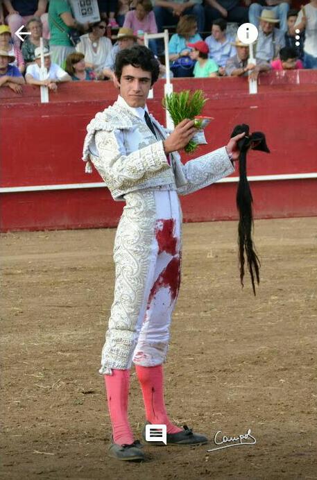 José Antonio Monesterio el día de su debut 
