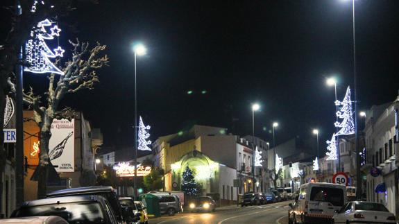 Alumbrado navideño del pasado año 