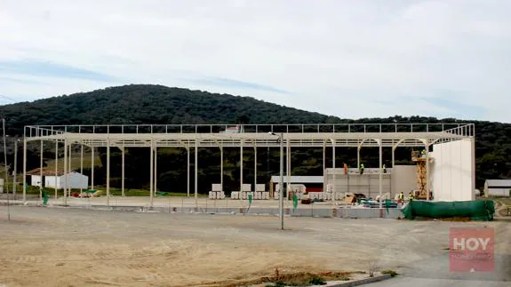 Operarios trabajando en su construcción 