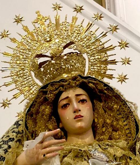 Imagen de la Virgen de los Dolores 