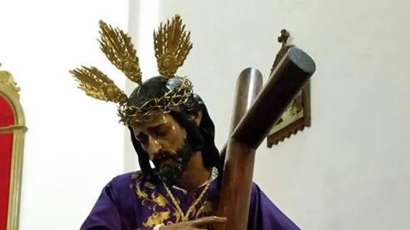 Imagen del Jesús Nazareno durante el Quinario 