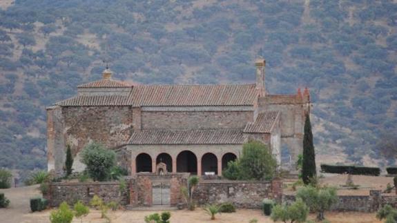Ermita de San Benito, protagonista de la novela. 