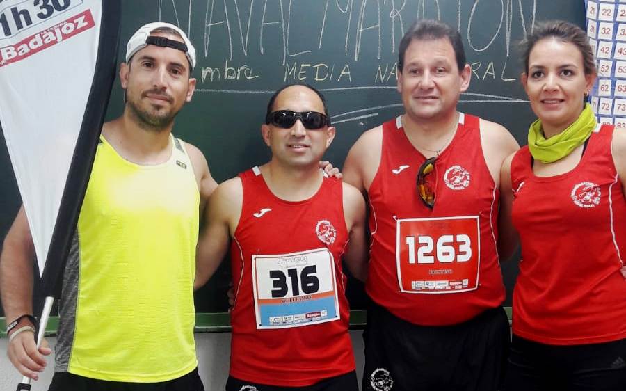 Corredores de Navalmaratón en Badajoz 