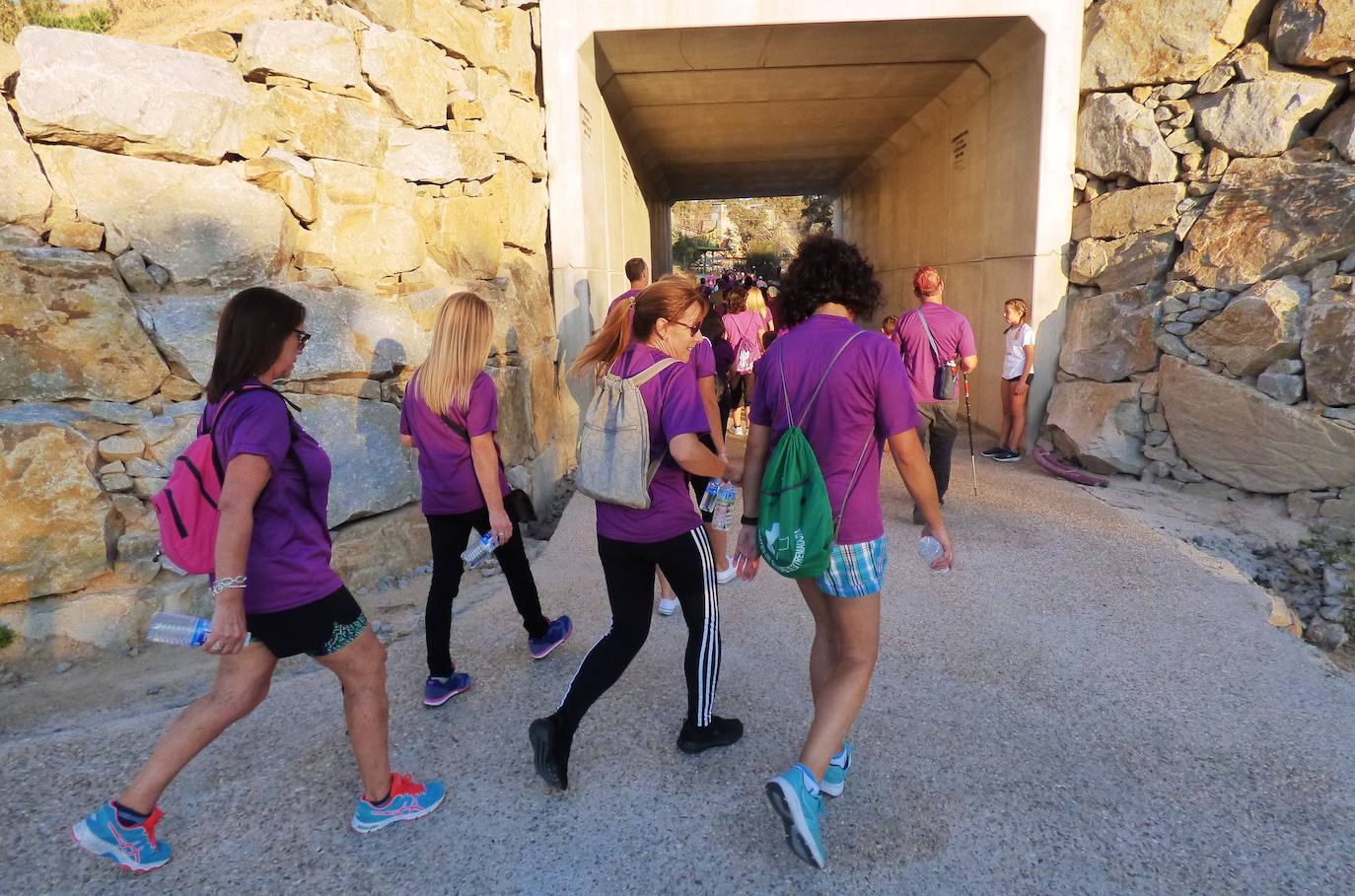 Cerca de 300 personas participaron el sábado en la I Marcha Nocturna Solidaria por el Alzheimer 'Camina hacia el recuerdo', organizada por AFACA con la colaboración de la concejalía de Salud, siguiendo el carril bici hasta Millanes, donde fueron recibidos por sus vecinos con una limonada y dulces al estar celebrando las fiestas de San Francisco. La ruta arroja un balance positivo, con algunos detalles a pulir en próximas ediciones.