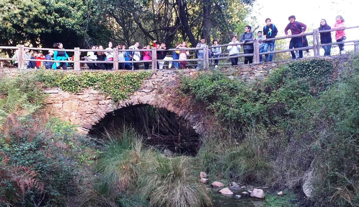 Participantes en la ruta infantil 