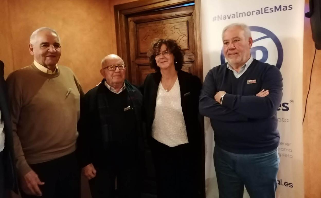 Los galardonados por el PP moralo 