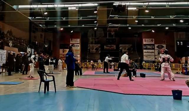 Ambiente en el pabellón del Molinillo 