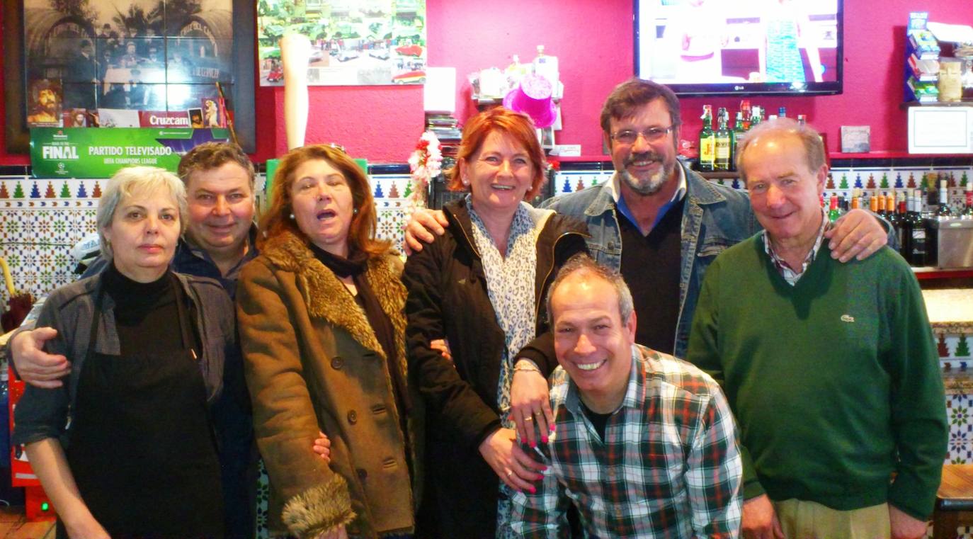 Reencuentro de la Comisión de Festejos en abril del 2013 