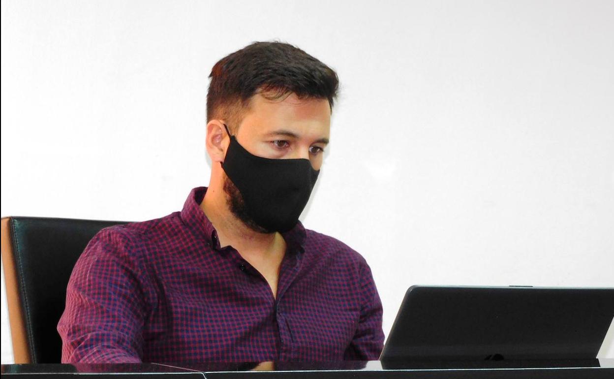 Martín en el último pleno 