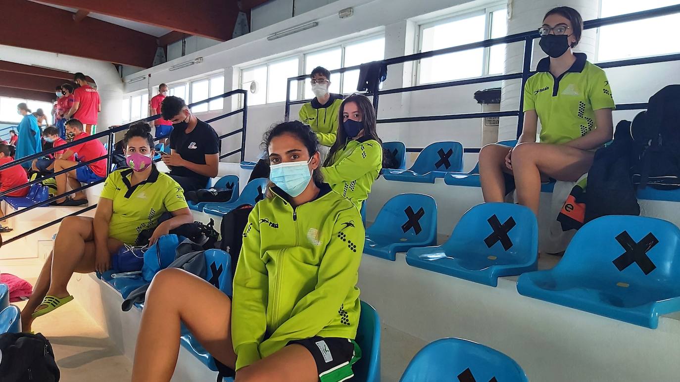 En Plasencia, con mascarilla y distancia 