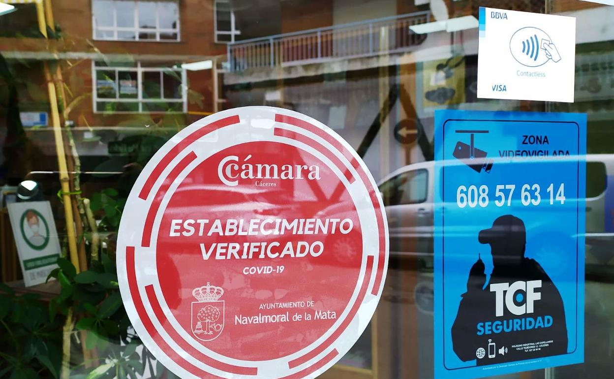 Cerca de cien comercios han solicitado ya el sello 'Establecimiento Verificado Covid-19' de la Cámara de Comercio