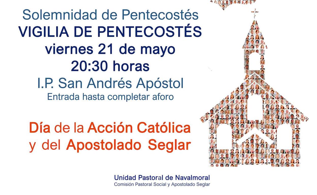 Los movimientos de laicos que trabajan en Navalmoral se citan el viernes en la Vigilia de Pentecostés