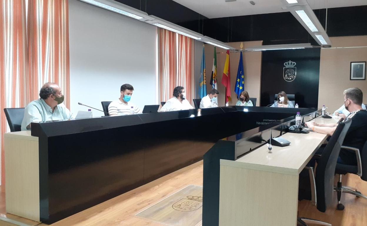 Portavoces en la sesión ordinaria de junio 