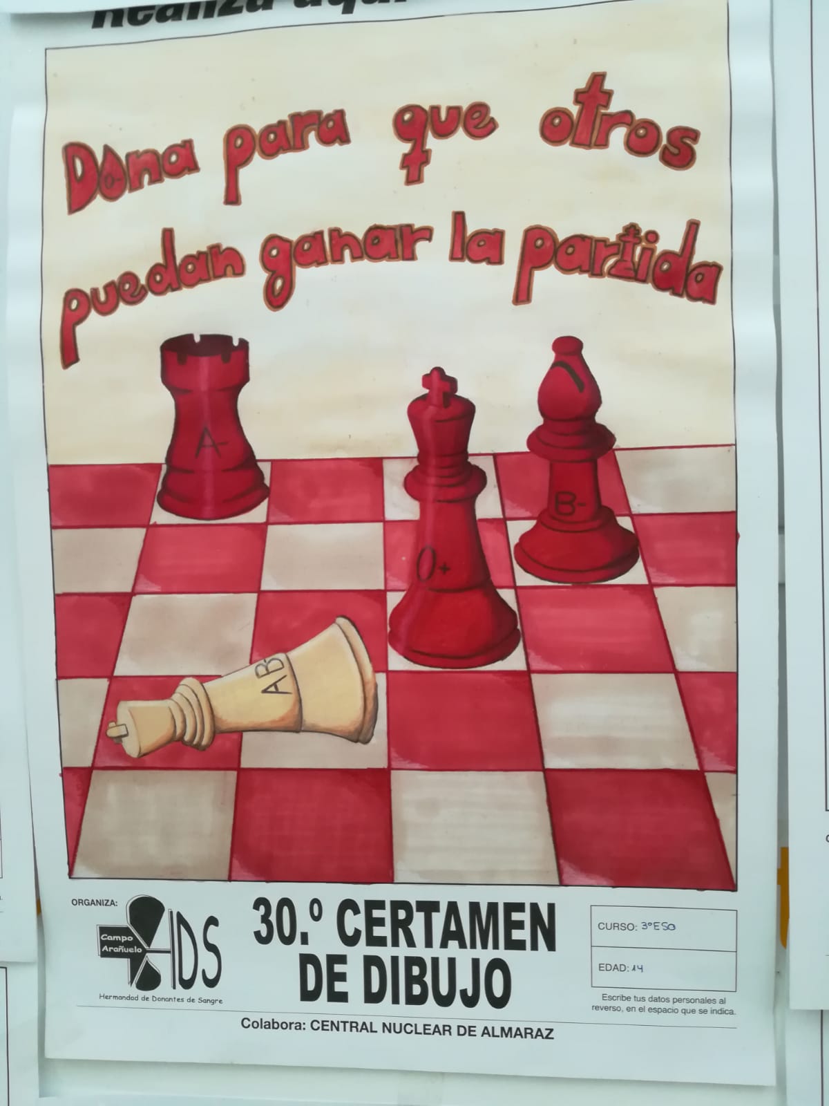 Dibujo ganador de la trigésima edición del certamen 