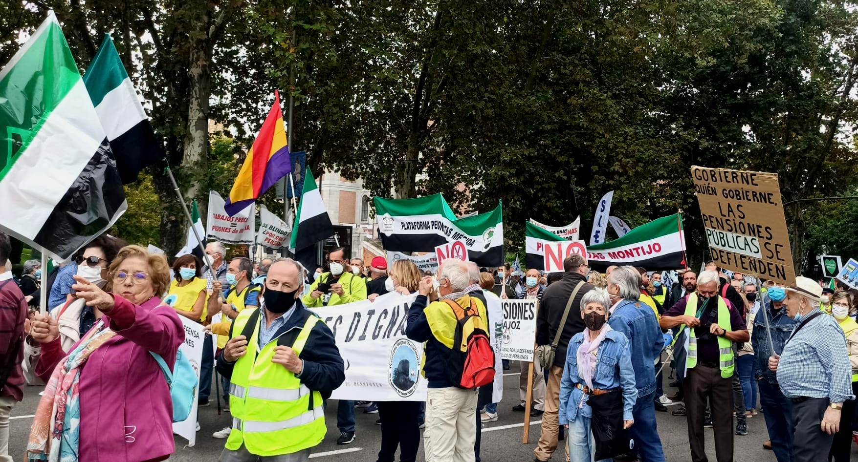 Extremadura tuvo una amplia representación en la protesta 