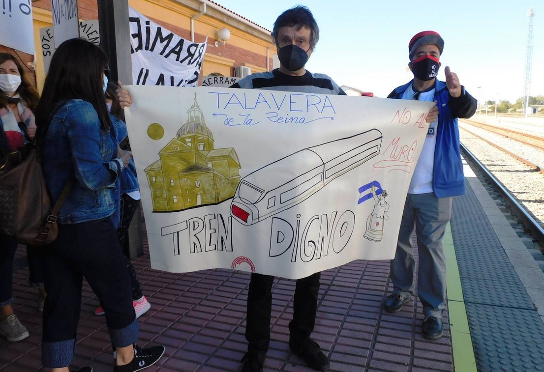 Fotos: Jornada reivindicativa por el soterramiento de las vías