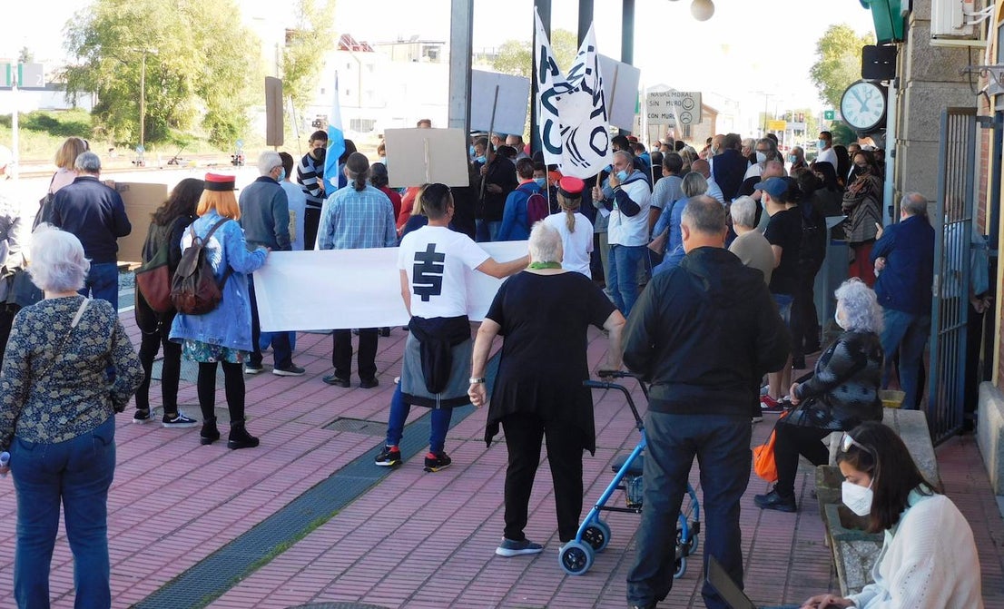 Fotos: Jornada reivindicativa por el soterramiento de las vías