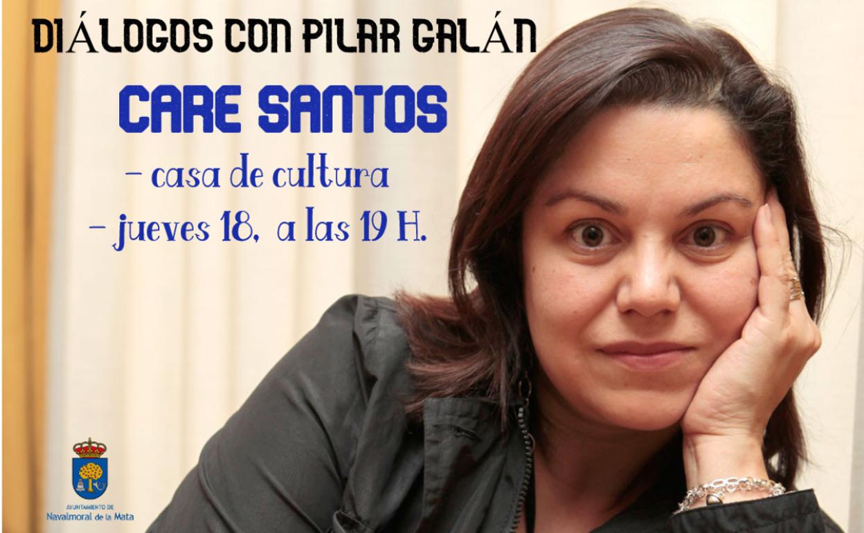 La periodista y escritora Care Santos, nueva invitada de Pilar Galán