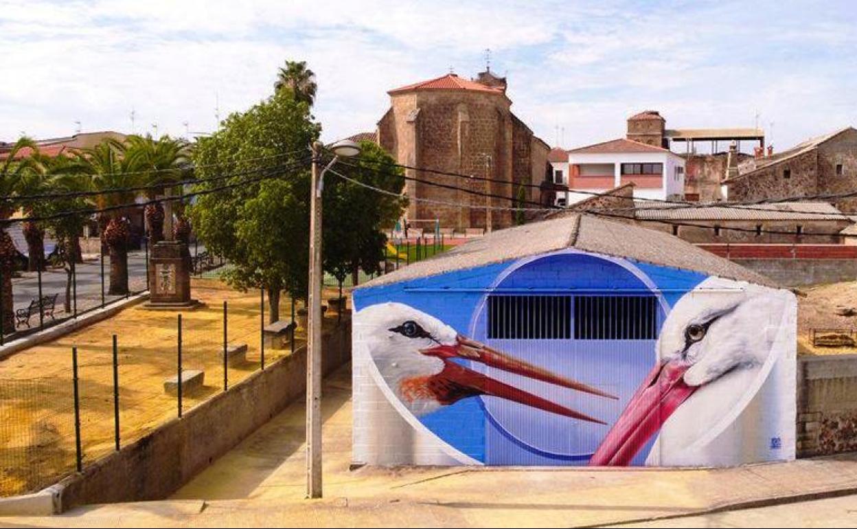 Las cigüeñas, muy presentes en la vida de El Gordo 