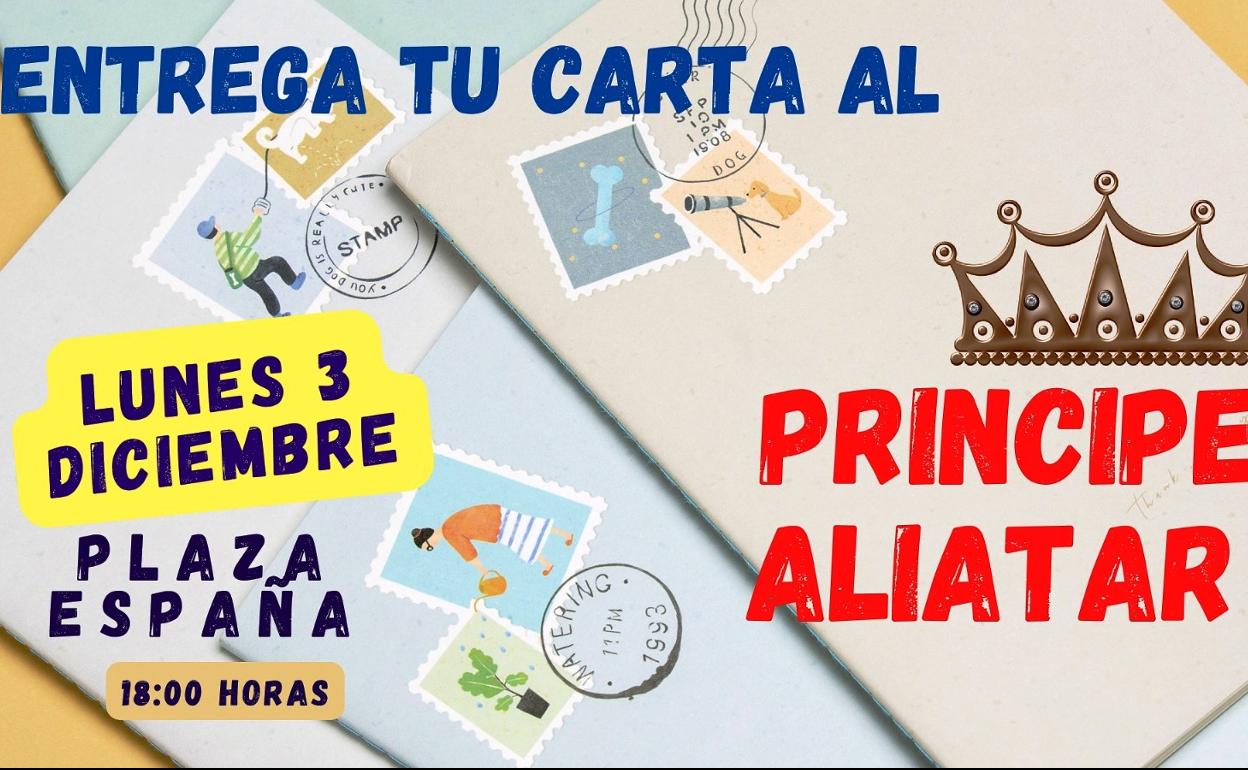 El Príncipe Aliatar estará en la tarde del lunes en la plaza de España