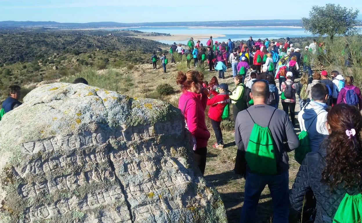 Multitudinaria ruta a Peñaflor 