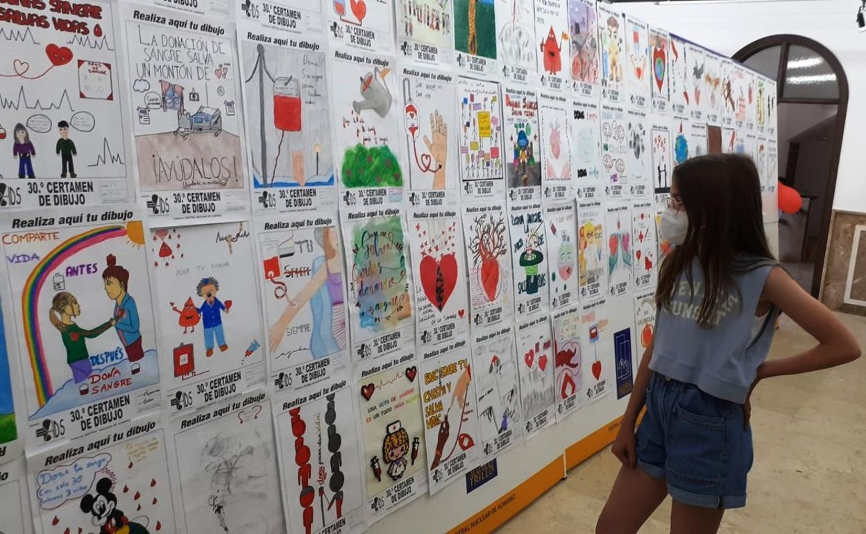 Exposición con los trabajos seleccionados del concurso de dibujo 