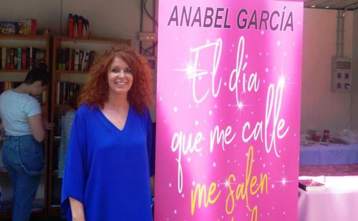 Anabel García en una anterior presencia en la Feria del Libro 
