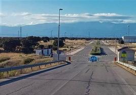 Entrada a Expacionavalmoral, donde se construirá la gigafactoría