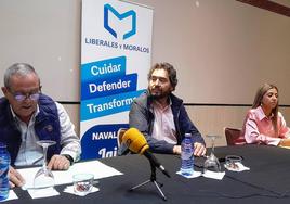 Paco Fernández, Jaime Vega y Alba Fernández en la presentación de LyM