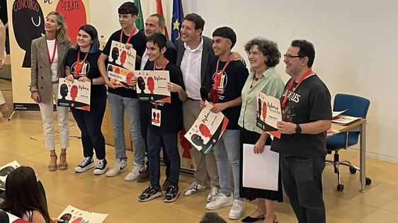 Un equipo del instituto Augustóbriga gana el II Concurso de Debate Escolar en la categoría de ESO