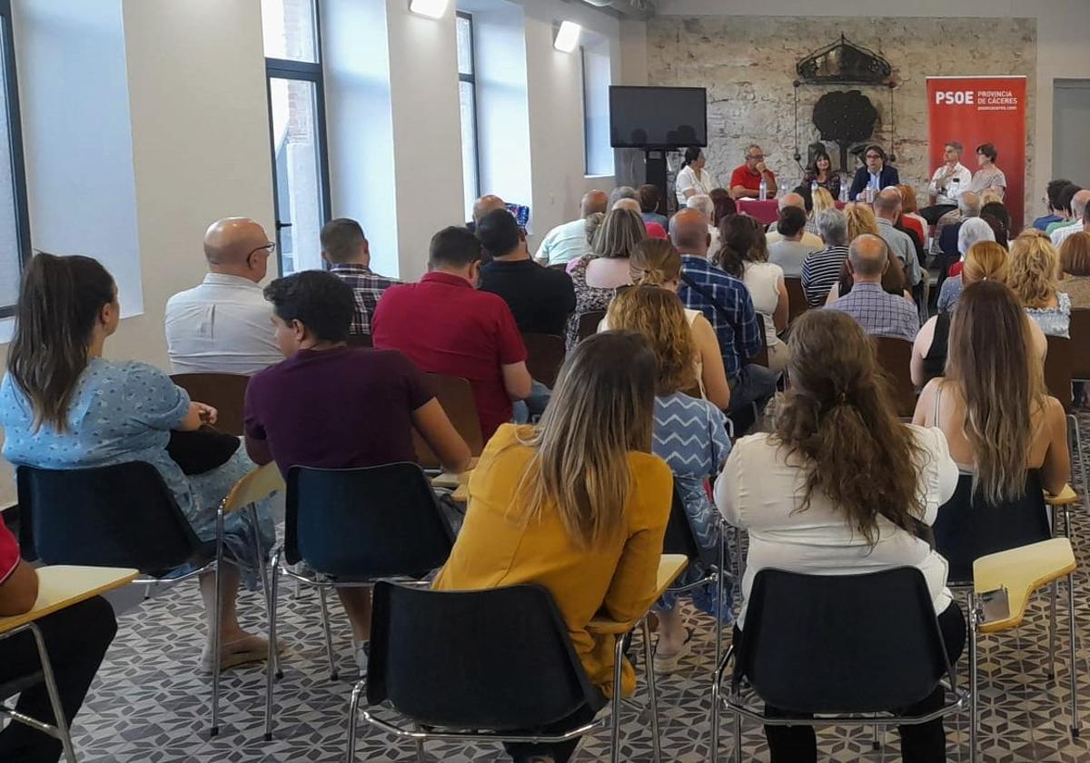 Acto de pre campaña celebrado en La Inmaculada por el PSOE